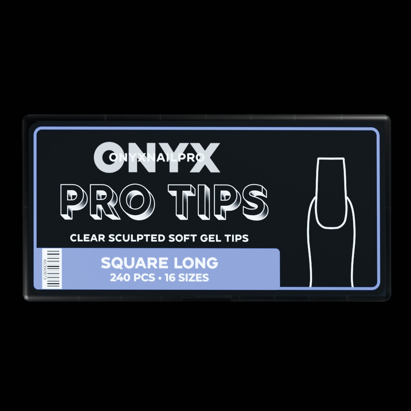 ONYX Pro Tips - Square Long (240 pcs)