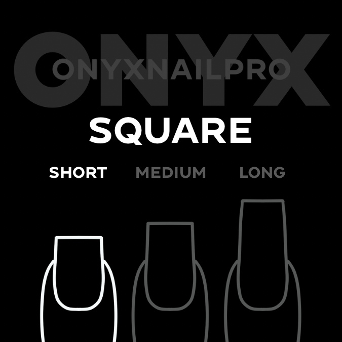 ONYX Pro Tips - Square Short (320 pcs)