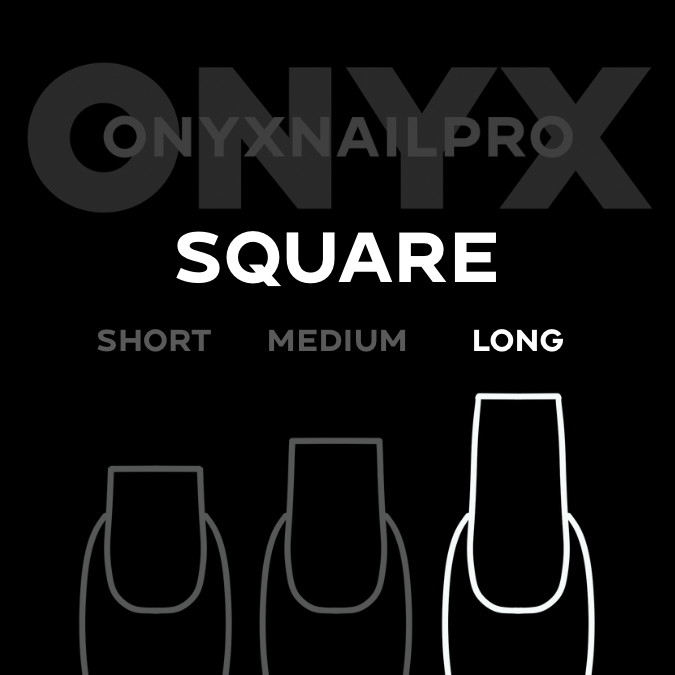 ONYX Pro Tips - Square Long (240 pcs)