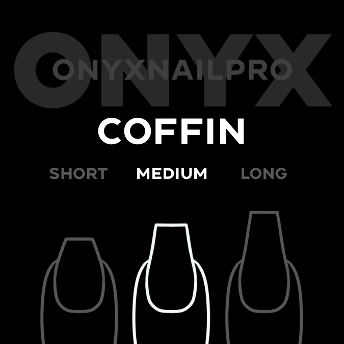 ONYX Pro Tips - Coffin Medium (320 pcs)