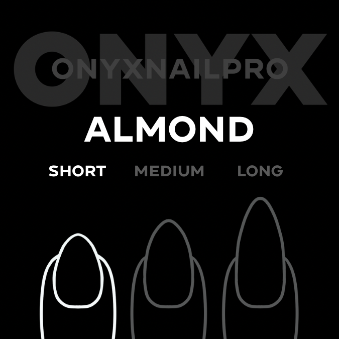 ONYX Pro Tips - Almond Short (320 pcs)