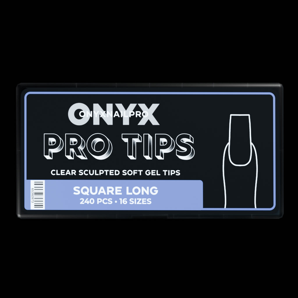 ONYX Pro Tips - Square Long (240 pcs)